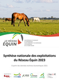 Synthèse nationale des exploitations du réseau Equin 2023